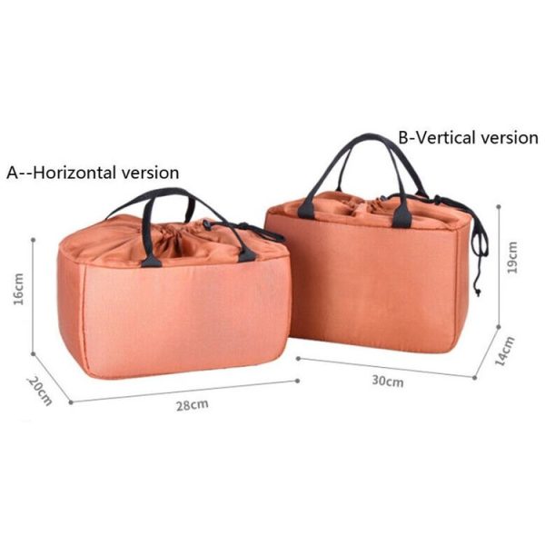 DSLR Camera Handbag Velvet Camera Inner Bag (Horizontal 007L) - Image 3