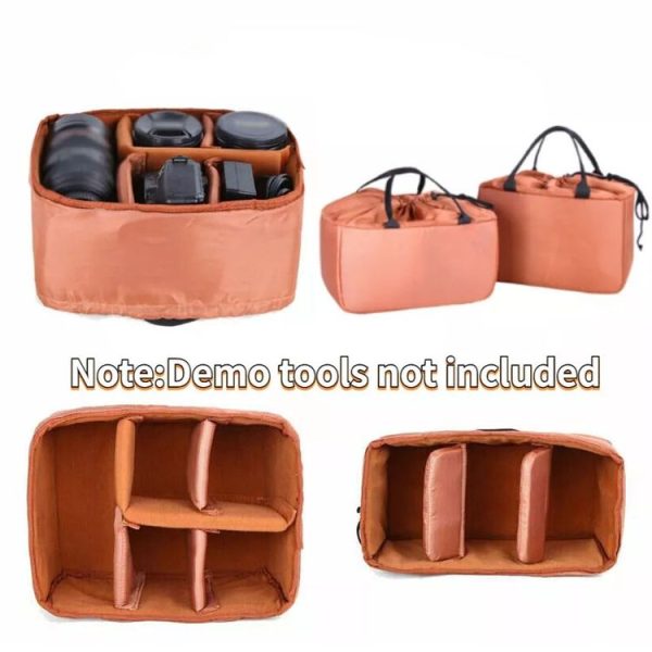 DSLR Camera Handbag Velvet Camera Inner Bag (Horizontal 007L) - Image 6
