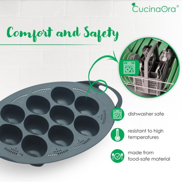 10-in-1 Egg Cooker For Thermomix TM5 TM6 TM31 Multifunction Pot Steamer Tray - Image 3