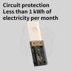 Smart Wall Lamp Night Lights Mini Home Insect Repellent Mouse Repeller (Black) - Image 3