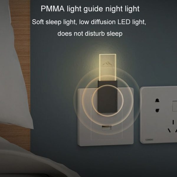 Smart Wall Lamp Night Lights Mini Home Insect Repellent Mouse Repeller (Black) - Image 7