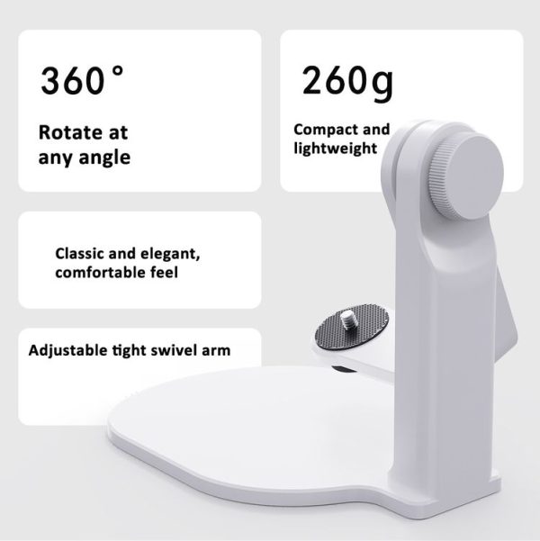 Projector 360 Degree Rotating Bracket Projection Flip Stand (White) - Image 5
