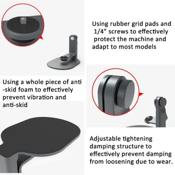 Projector 360 Degree Rotating Bracket Projection Flip Stand (White) - Image 6