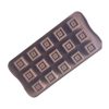 15 Grids Square Soap Mould DIY Silicone Chocolate Mold (Chocolate Color)
