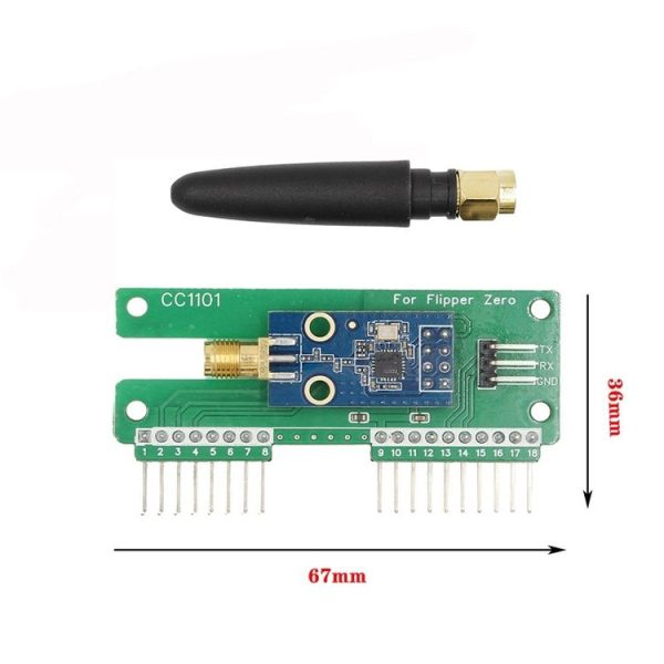 Flipper Zero CC1101 433MHz External SubGhz Module (AL-276) - Image 3