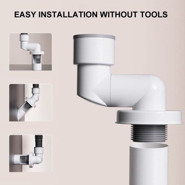 Wall Drain Pipe Seal for Washing Machine, Basin and Sink Drains - Image 3