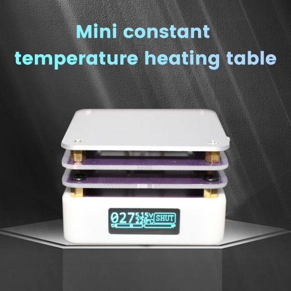 65W Welding Mini Constant Temperature Table LED Light Display, Model: With Clean Sponge - Image 10