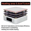 65W Welding Mini Constant Temperature Table LED Light Display, Model: With Clean Sponge - Image 7