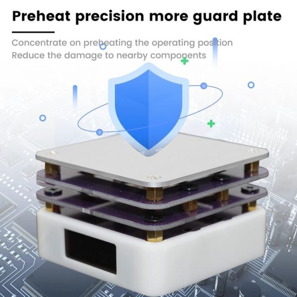 65W Welding Mini Constant Temperature Table LED Light Display, Model: With Clean Sponge - Image 8