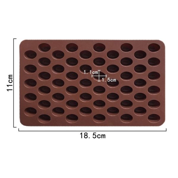 Mini Silicone Candy Chocolate Mold DIY Baking Tools (Chocolate Color) - Image 3