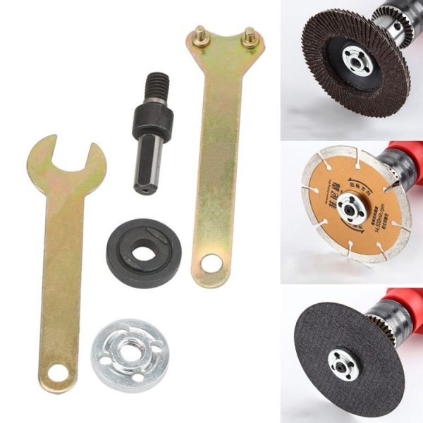 5 In 1 10mm Drill To Angle Grinder Parts Drill To Angle Grinder Connecting Rod - Image 5