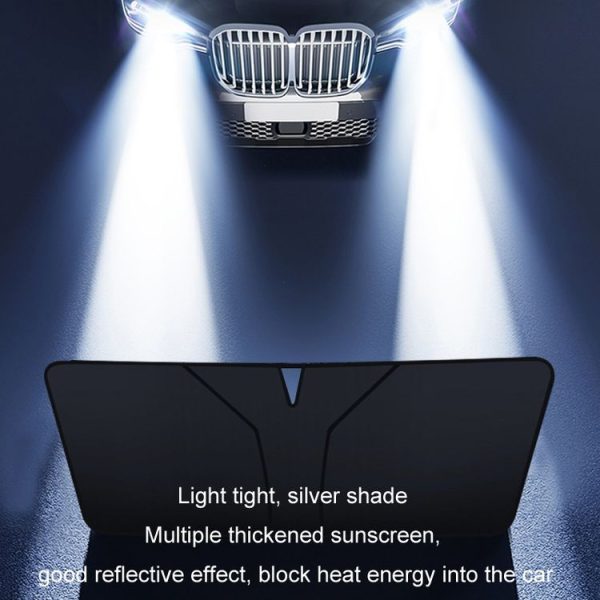 Car Windshield Sun Protection Heat Insulation Special-shaped Sunshade, Size: Small - Image 6