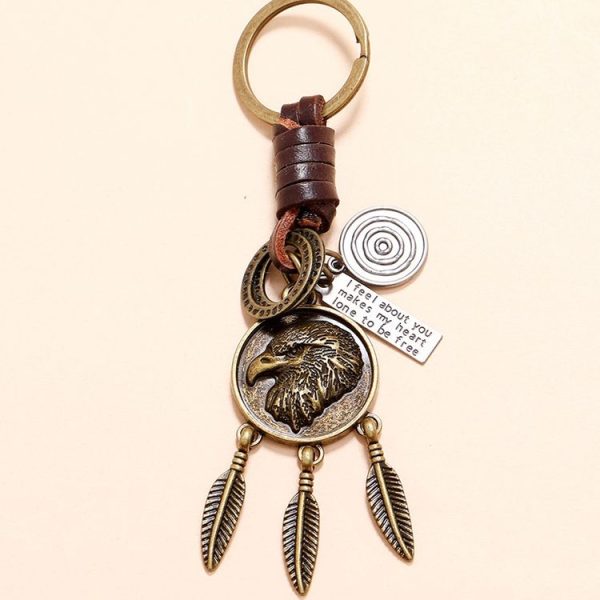 Eagle Retro Personality Pendant Simple Car Keychain Accessories - Image 2
