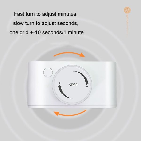 Kitchen Timer Student Study Time Manager (White) - Image 5