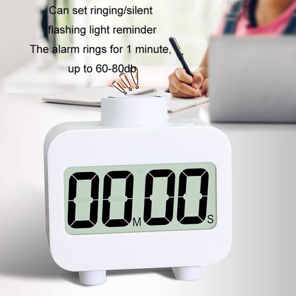 Kitchen Timer Student Study Time Manager (White) - Image 7
