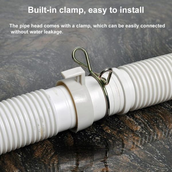 0.8m Diameter 32mm Extended Drain Hose for Washing Machine / Kitchen Basin / Bathtub - Image 4