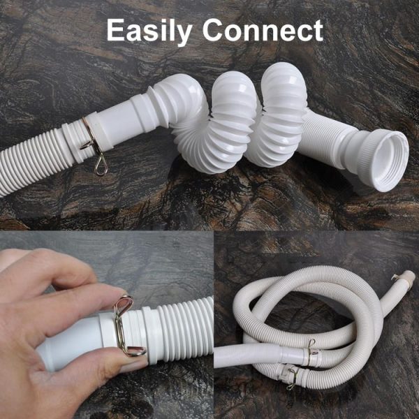 0.8m Diameter 32mm Extended Drain Hose for Washing Machine / Kitchen Basin / Bathtub - Image 6