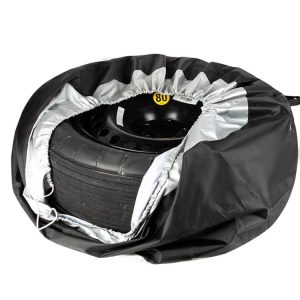 65x37cm 210D Oxford Cloth Car Waterproof Dirt-resistant Tire Protective Cover