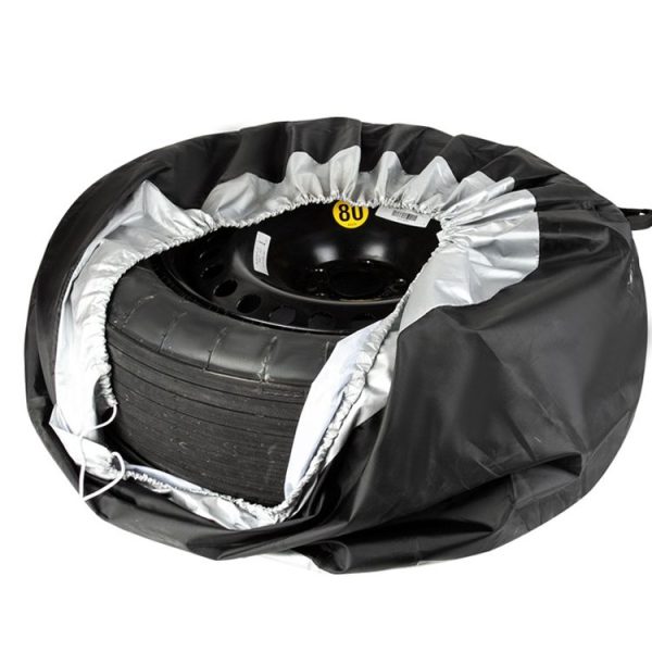 65x37cm 210D Oxford Cloth Car Waterproof Dirt-resistant Tire Protective Cover