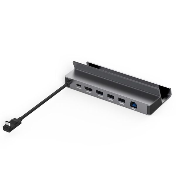 6-in-1 For Steam Deck / ROG Blueendless DS601 Type-C Game Console Base HUB Docking Station