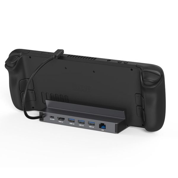 6-in-1 For Steam Deck / ROG Blueendless DS601 Type-C Game Console Base HUB Docking Station - Image 4
