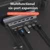6-in-1 For Steam Deck / ROG Blueendless DS601 Type-C Game Console Base HUB Docking Station - Image 5