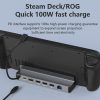 6-in-1 For Steam Deck / ROG Blueendless DS601 Type-C Game Console Base HUB Docking Station - Image 6