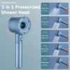High-Pressure Handheld Shower Head With 5 Spray Modes Filtered Showerhead, Spec: Basic Silver - Image 4