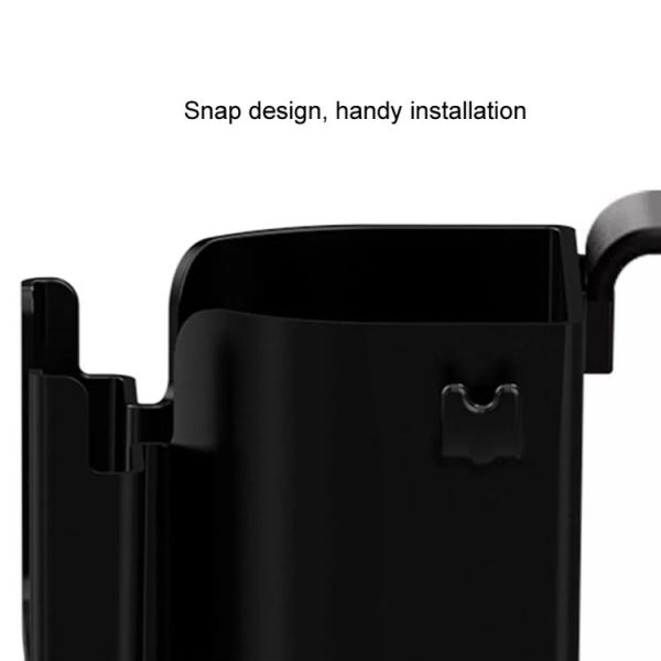 2pcs Car Multifunctional Cup Holder Storage Hook Mobile Phone Holder (Black) - Image 3
