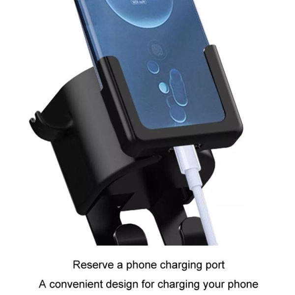 2pcs Car Multifunctional Cup Holder Storage Hook Mobile Phone Holder (Black) - Image 4