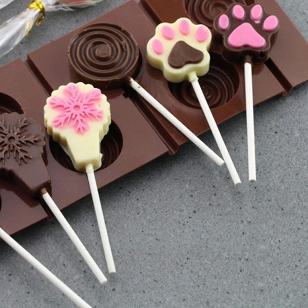 3.5 x 100mm 100pcs / Pack Household Homemade Lollipop Paper DIY Baking Cookie Sticks - Image 4