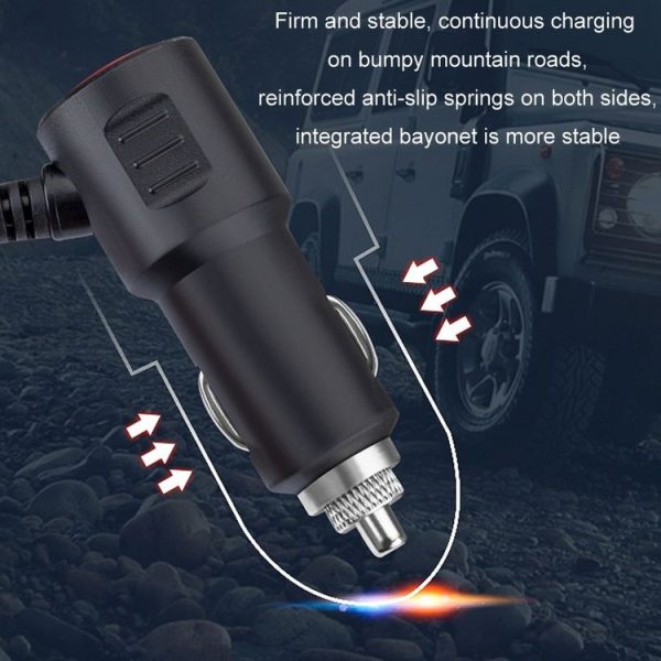 1 to 4 Q3.0 Car Cigarette Lighter Fast Charging 120W Car Conversion Plug (BY-1369) - Image 9