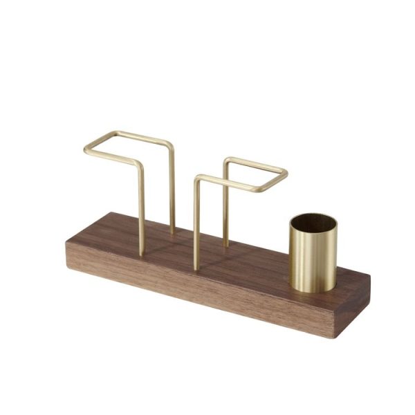 Beech Wood A Type Vertical Napkin Holder Dining Restaurant Kitchen Table Decor For Paper Napkins, Mail, Bills - Image 2