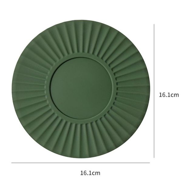 Household Silicone Heat Insulation Mat Kitchen High Temperature Resistant Baking Placemats (White) - Image 3