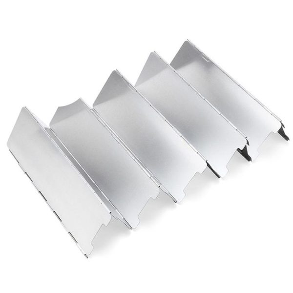 AOTU AT6344-1 10pcs / Set Outdoor Camping With Pins Aluminum Stove Windshield - Image 4