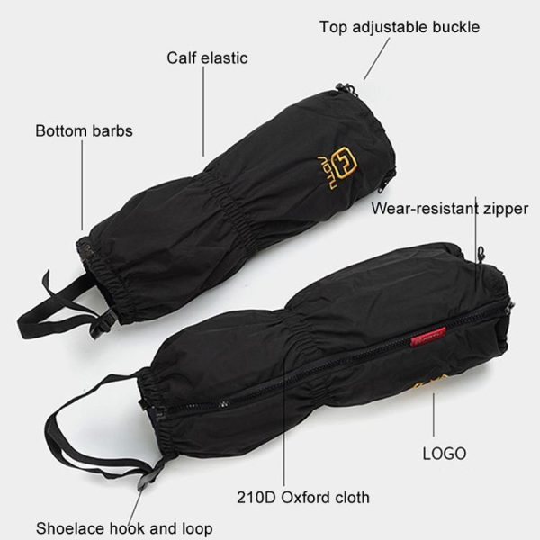 AOTU AT8904 1pair Hiking Climbing Snowproof Sandproof Leg Protector Shoes Covers - Image 3