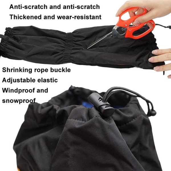 AOTU AT8904 1pair Hiking Climbing Snowproof Sandproof Leg Protector Shoes Covers - Image 6