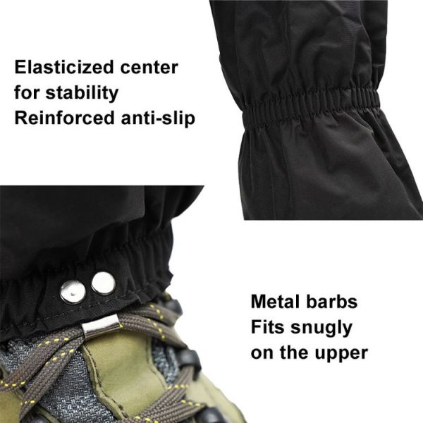 AOTU AT8904 1pair Hiking Climbing Snowproof Sandproof Leg Protector Shoes Covers - Image 7