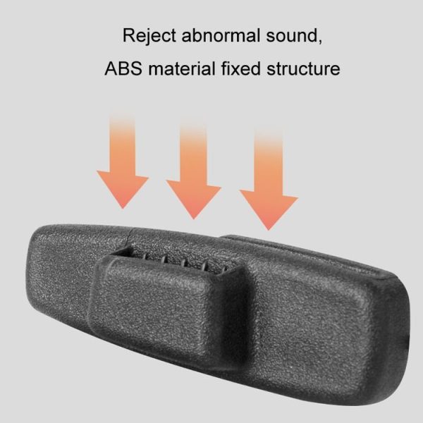 1pair Car Seat Belt Adhesive Buckle Fastener Adjustment Limiter - Image 4