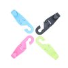 2pcs Mini Car Seat Back Plastic Hook (Random Color Delivery) - Image 3