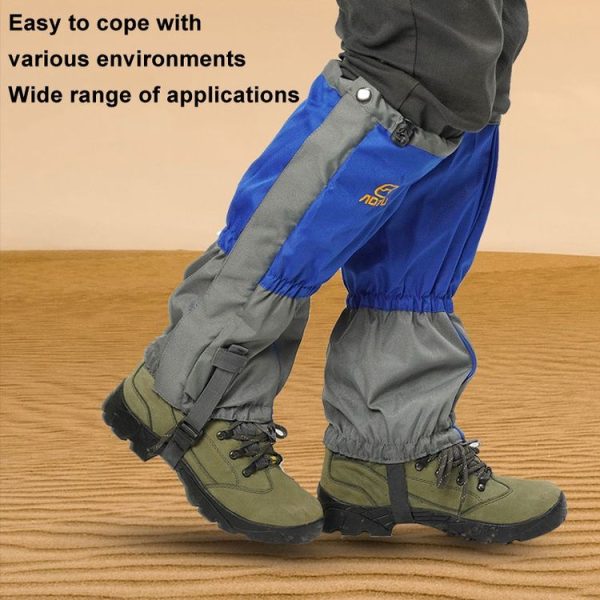 AOTU AT8901 1pair Outdoor Hiking Waterproof Snowproof Shoe Cover Hiking Desert Sandproof Foot Cover, Size: M Red - Image 10