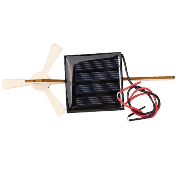 DIY Solar Helicopter Technology Small Production Children Wooden Assembled Aircraft Model - Image 5