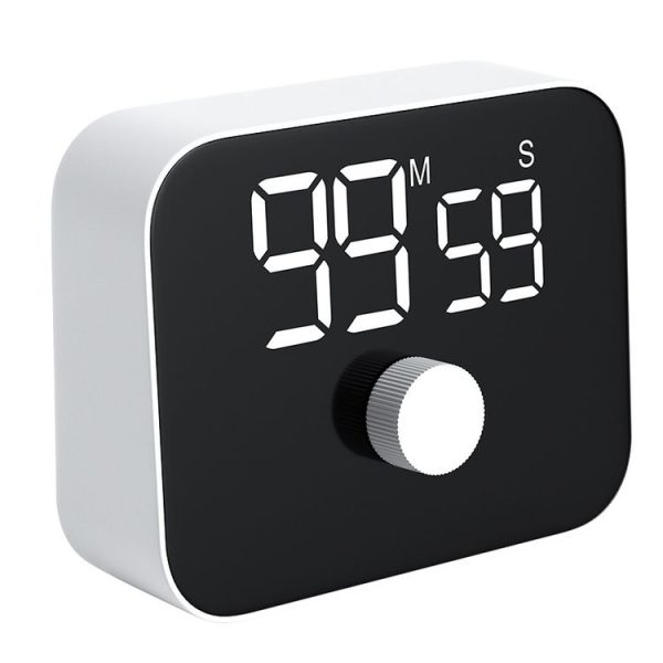 YS LED Rotating Timer IlSent Kitchen Time Manager (White)