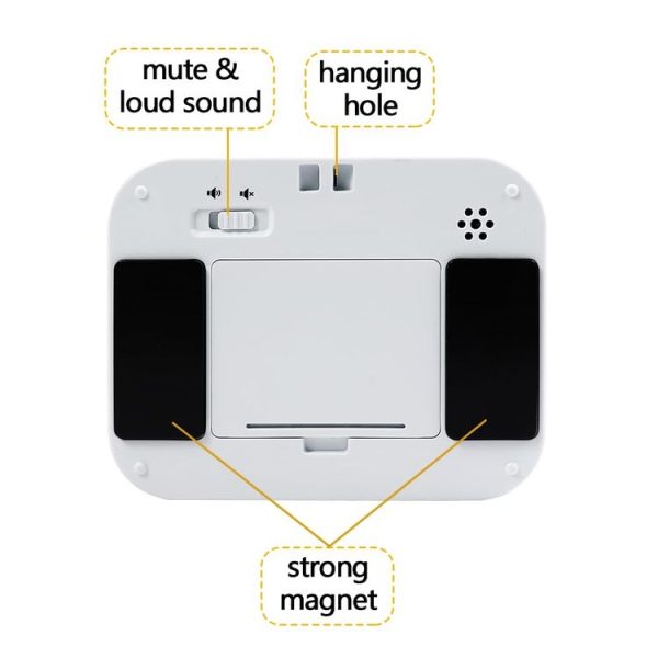 YS LED Rotating Timer IlSent Kitchen Time Manager (White) - Image 3