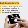 YS LED Rotating Timer IlSent Kitchen Time Manager (White) - Image 7
