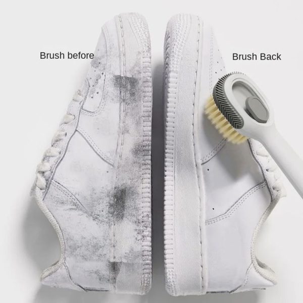 Multifunctional Liquid-filled Shoe Brush Household Cleaning Soft-bristled Laundry Brush (Milk Yellow) - Image 5