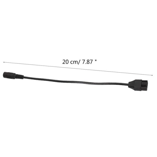 20cm DC5521 Power Adapter To 12V Computer Case 4Pin Fan Cable - Image 3