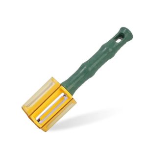3-in-1 Household Kitchen Vegetable and Fruit Stainless Steel Peeling Knife (Green)
