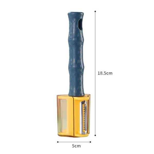 3-in-1 Household Kitchen Vegetable and Fruit Stainless Steel Peeling Knife (Green) - Image 3