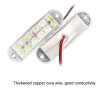 6pcs 12-Bead LED Flashing Warning Lights Motorcycle RV Signal Lights (White Light) - Image 3